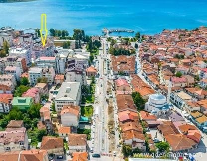 Apartmani Aslimoski, zasebne nastanitve v mestu Ohrid, Makedonija - lokacija stojan